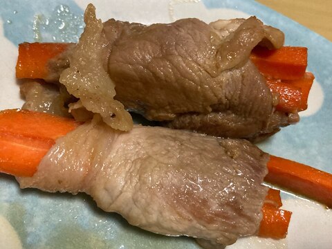 にんじん豚肉巻き